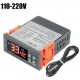 Controler electronic / termostat digital 2 relee 1 sonda NTC STC-3000 110/220V #STC-3000 110/220V